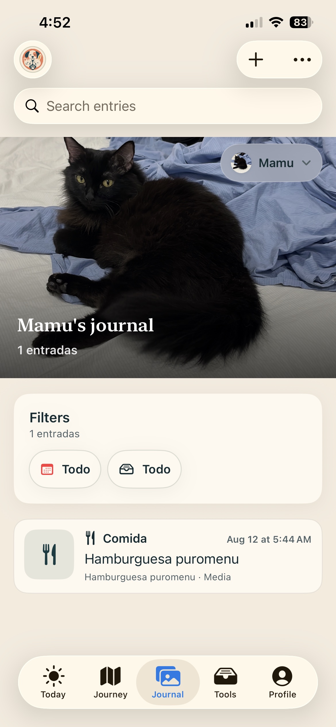 Private journal — Nuzzleway