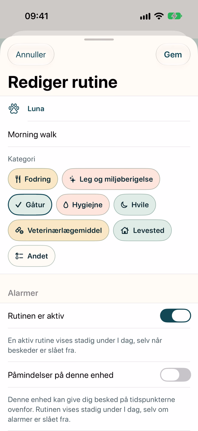 Plejeværktøjer — Nuzzleway
